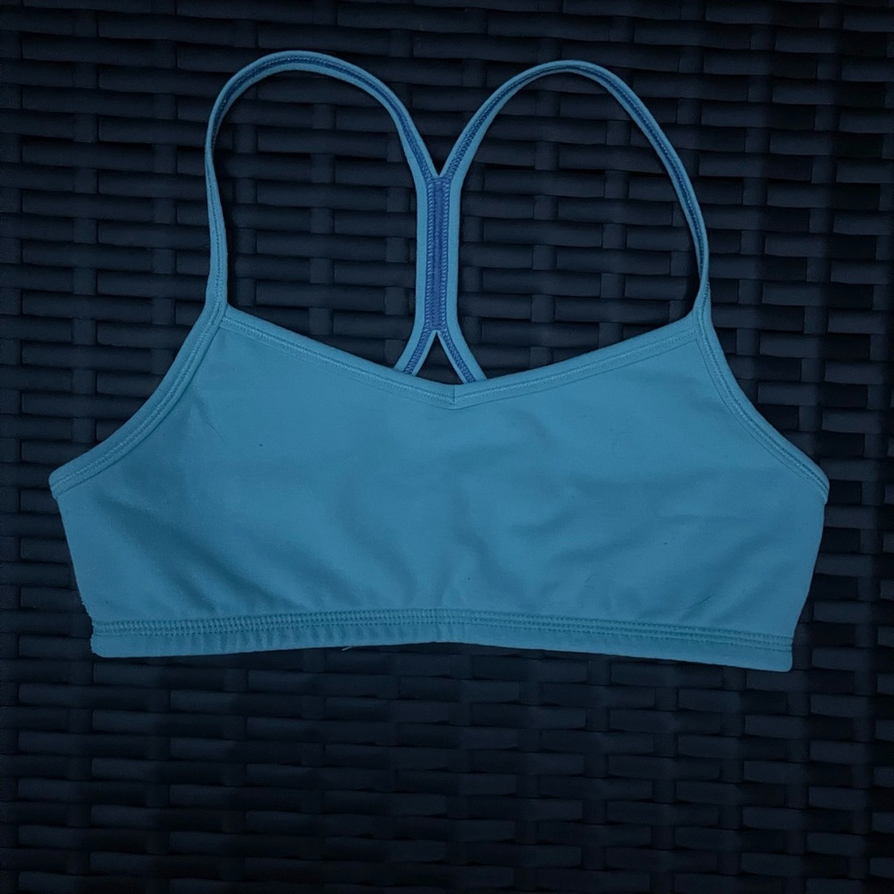 Ivivva Girls Size 12 Blue Sports Bra